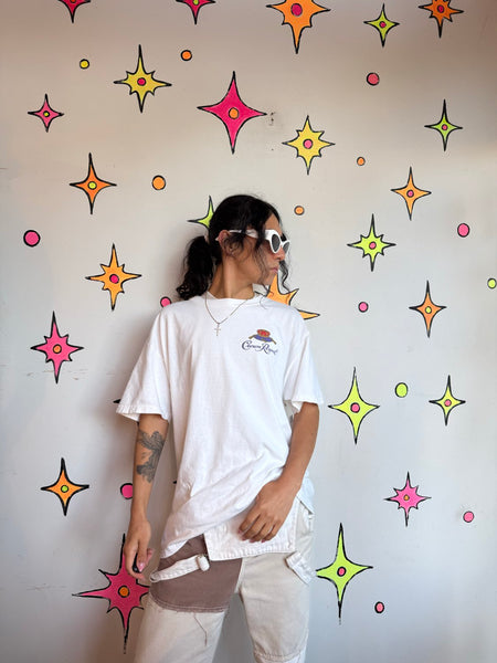 Vintage Crown Royal Graphic Tee | Y2K Whiskey Americana Novelty Shirt M/L