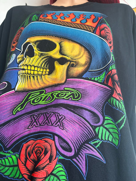 Vintage Poison Band Tee | 80s Hair Metal Rock Concert T Shirt Grunge XL++