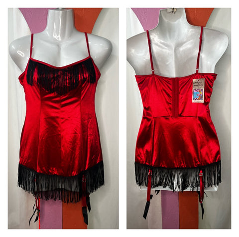 Vintage | Fredericks of Hollywood Red Teddy Lingerie | Size M