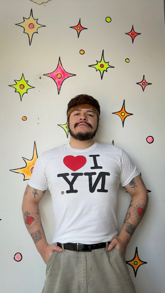 Vintage 90s Y2K I Heart NY Tee T Shirt New York City Souvenir Novelty Tee M