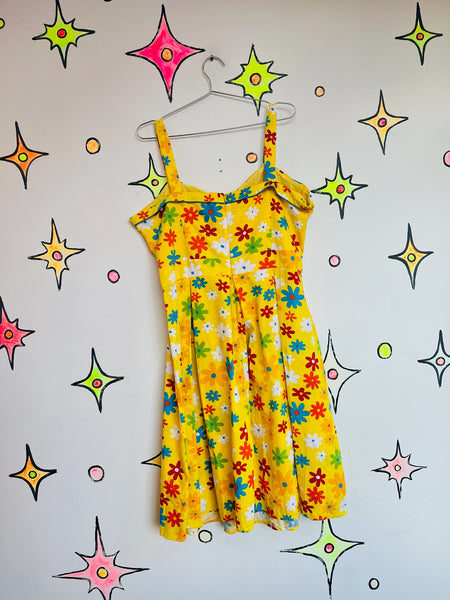 Retro 50s Repro Rainbow Fit and Flare Bettie Page Twirl Dress - Pin-Up Glam - 4X