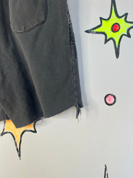 Y2K Bedazzled Lounge Shorts ' McBling Indie Sleaze - S