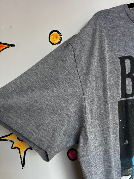 The Beatles Abbey Road Oversized Concert Tee Gray Band T Shirt Boho Grunge 2XL