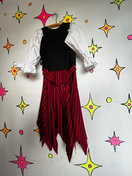 Halloween Pirate Costume Dress Renaissance Festival Piratecore Cosplay Outfit SM