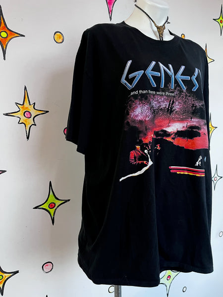 Vintage 90s Genesis Band Tee Grunge Rock Cotton Phil Collins Concert T-Shirt XL+