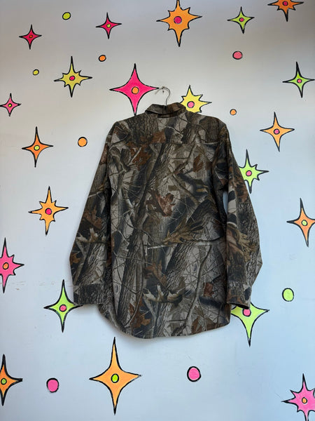 Camo Shirt Jacket Gorpcore Grunge Oversized Utility Skater Streetwear | XL