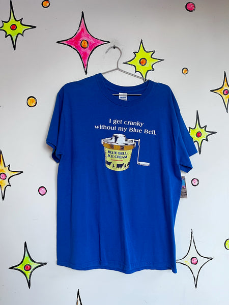 Vintage Blue Bell Ice Cream T-Shirt - Retro Americana Tee - Texas Graphic T