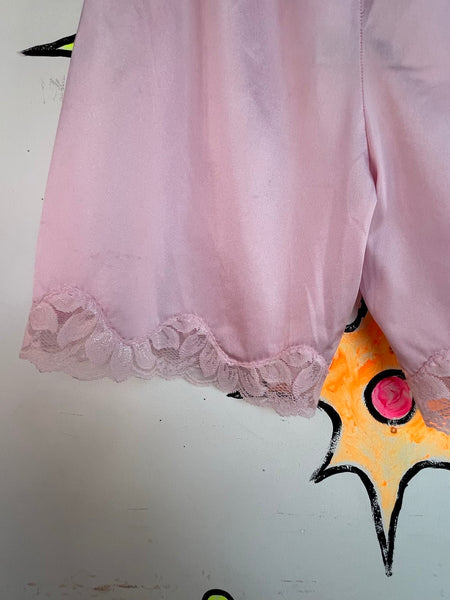 Pastel Pink Lace Bloomers Dollcore Babydoll Kawaii Coquette Lounge Shorts S