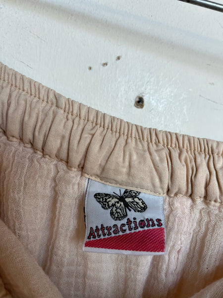 Vintage 90s Y2K Off White Boho Tiered Lace Maxi Skirt – Fairy Grunge Coquette SM