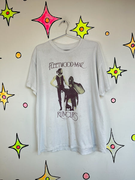 Vintage 90s Fleetwood Mac Concert Tee | Boho Grunge Y2K Band T Shirt | Size XL