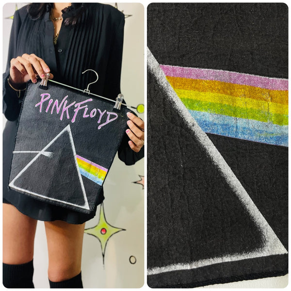 Pink Floyd Dark Side of the Moon Patch | Large Sew-On Vintage | Band Merch