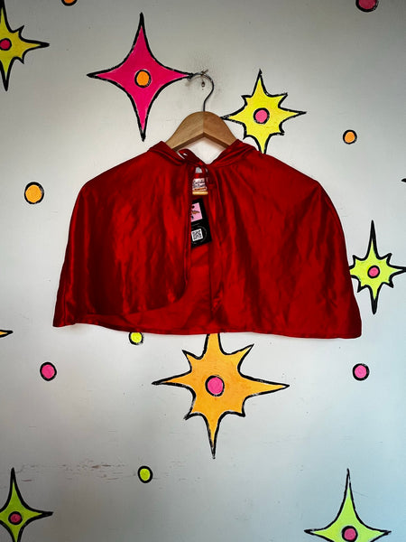 Halloween Red Hooded Vampire Cape or Little Red Riding Hood Gothic Costume