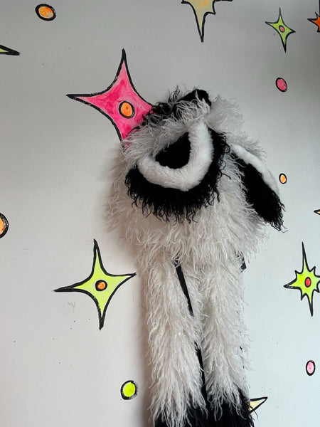 Panda Furry Hat Kawaii Japanese Street Fashion Emo Festival Hood