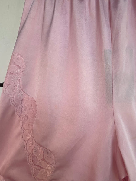 Pastel Pink Lace Bloomers Dollcore Babydoll Kawaii Coquette Lounge Shorts S