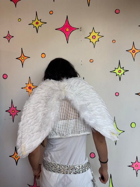 Angel Wings Halloween Costume Romeo & Juliet Pin Up Cosplay Fairy Goth Wings