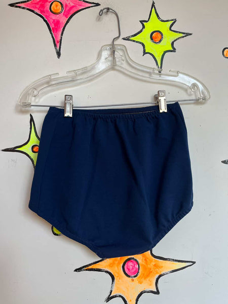 60s 2 piece Swimsuit Set Red White and Navy Nautical - Gidget - Playsuit - Small