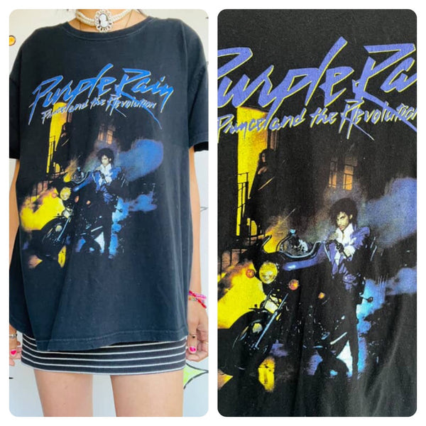 Vintage Prince Purple Rain Tee - Iconic 80s Concert Graphic T-Shirt - XL