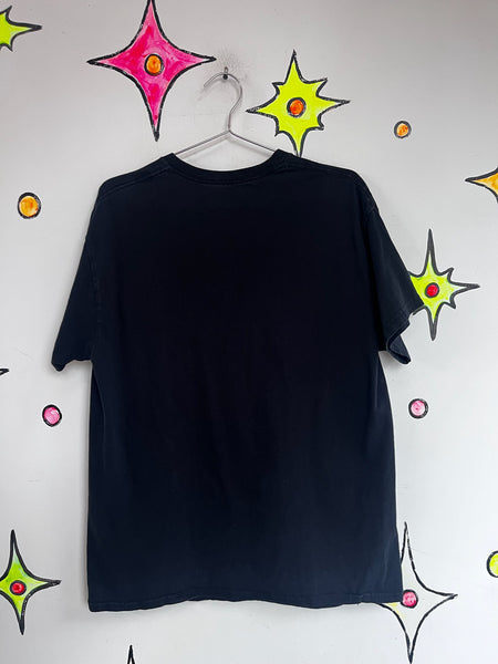 Y2K Kuromi Black Tee - Sanrio Official Merch - Gothic Cute Graphic T-Shirt SM