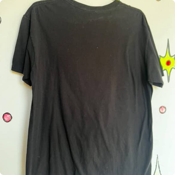 Vintage Nirvana Grunge Smiley Face Band Tee – Iconic 90s Concert Shirt – M