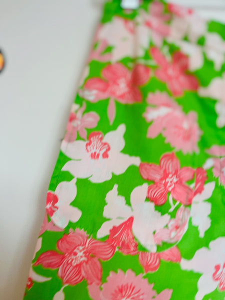 Vintage 60s 70s style MOD Groovy Boho Art Wear Lilly Pulitzer Festival Pants 6