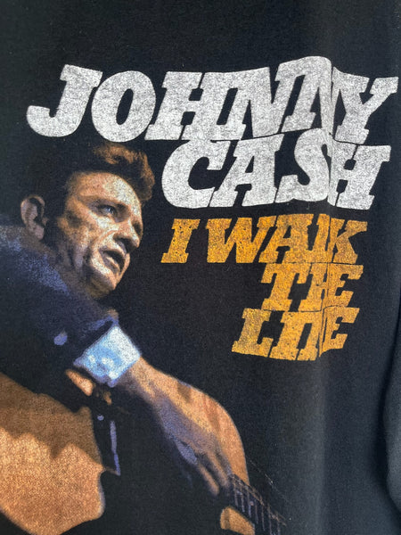 Vintage Johnny Cash Walk The Line Concert Tee | Boho Grunge Band T Shirt | S/M