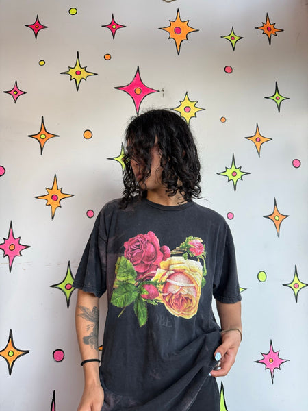 Obey Bed of Roses Tee Grunge Skater Graphic T-Shirt Streetwear XL