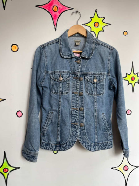 Y2K Fairy Grunge Indie Sleaze Denim Jacket – 100% Cotton - Size M