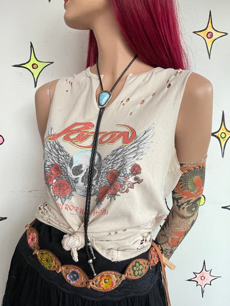 Poison Concert Graphic Tee Rock & Roll Heavy Metal Grunge T-Shirt S