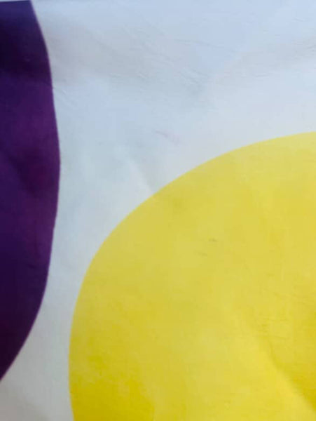 Vintage Rainbow Polka Dot Silk Scarf | Wearable Art Grunge 1940s Magician Style