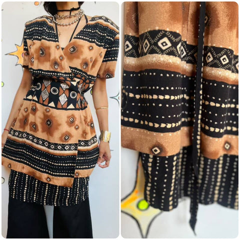 Vintage 90s Western Boho Fairy Grunge Cottage Core Pirate Witchy Dress – M/L