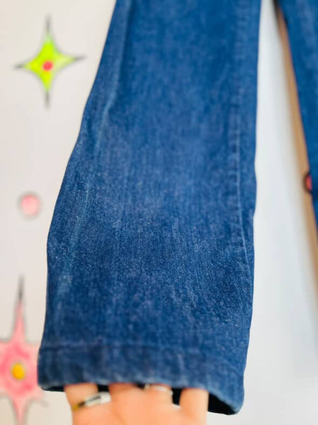 Vintage 70s Gilley’s Pasadena Texas Denim | Urban Cowboy Western Jeans | 31W