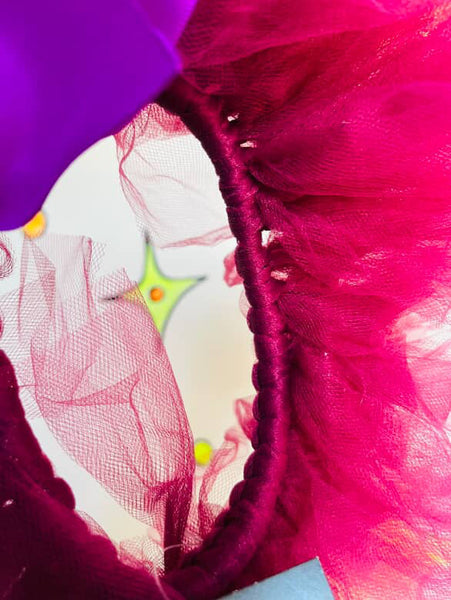 Circus Neck Ruff – Clowncore Cosplay Elizabethan Rococo Tulle Collar – Free Size