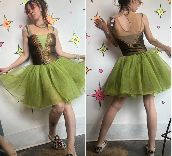 Fairy Ballet Costume Dress Balletcore Fantasy Medieval Cosplay Dance Dress Small