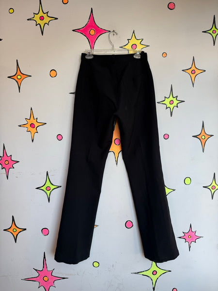 Vintage Mariachi Pants Black Star Studded Suit Trousers Elvis Glam Costume 33x34