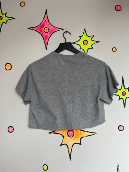 Vintage Cropped Chicago Souvenir Tee - 90s Grunge T Shirt - Size Small
