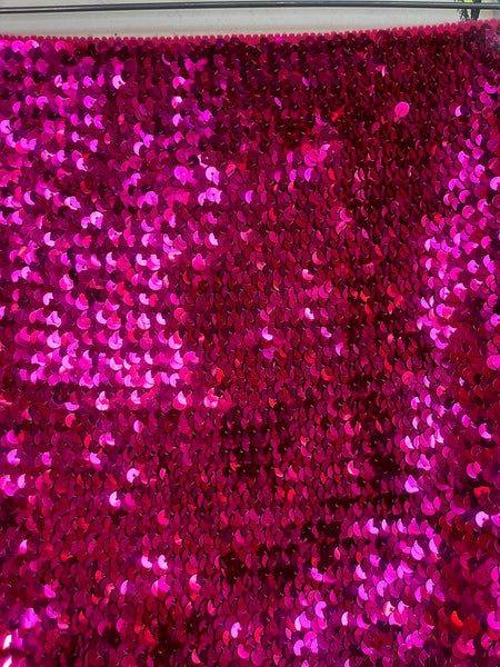 Vintage Pink Disco Y2K 80s Sequin Sparkly Party Stretch Tube Top - One Size
