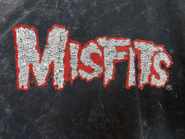 MISFITS Concert Tee - Classic Punk Emo Grunge Cropped T-Shirt Size M/L