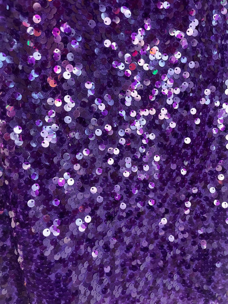 Y2K Metallic Sparkle Sequin Purple Mini Party Dress ' Christmas Disco NYE ' XS