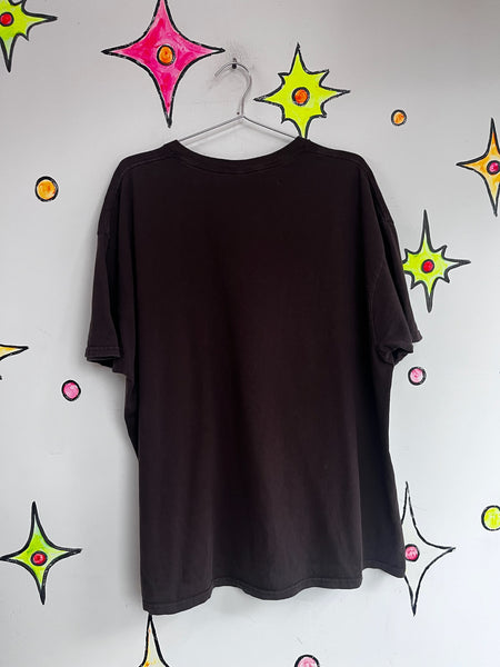 Vintage Jesus Loves You Graphic Tee Oversized Streetwear | Emo Skater T-Shirt XL