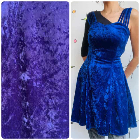 Vintage 90s | All That Jazz Purple Velvet Fairy Grunge Goth Mini Slip Dress | M