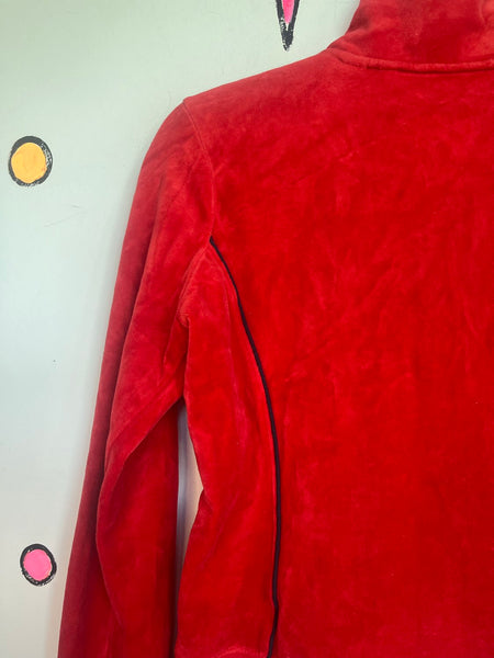 Tommy Hilfiger Sporty Zip Up Sweater 90s Preppy Athleisure Vintage Logo Jacket S