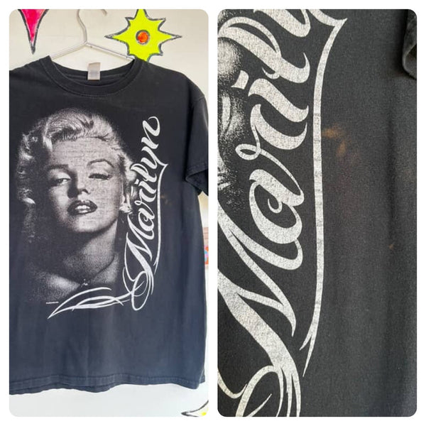 90s Y2K | Marilyn Monroe Graphic Tee T Shirt | Emo Fairy Grunge | Size M