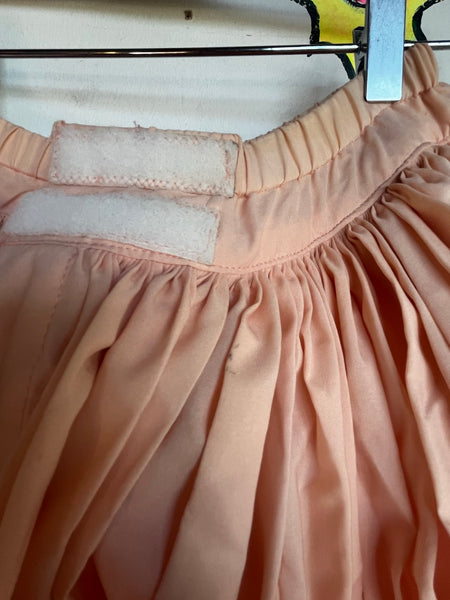 Vintage Pink Petticoat 50s Poofy Crinoline Square Dance Skirt Rockabilly Pinup S