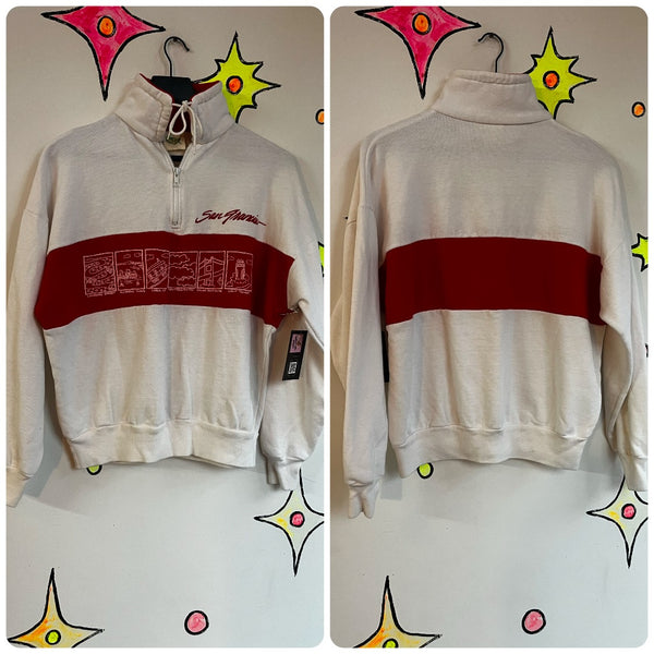 Vintage 80s 90s | San Francisco Retro Grunge Souvenir Pullover Sweatshirt | L