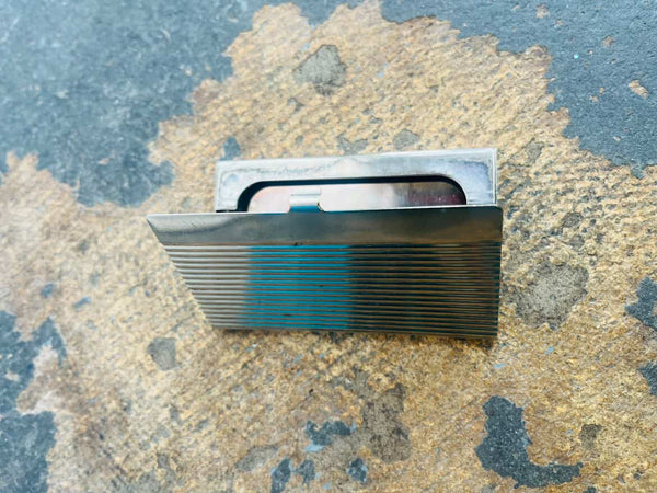 Vintage Metal Card Holder / Cigarette Case – Sleek & Functional - Mid Century