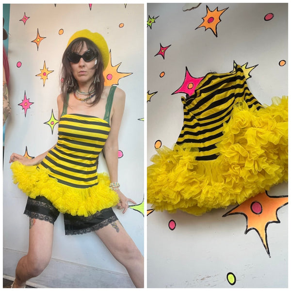 Leg Avenue Bee Costume Cute Bumble Bee Halloween Cosplay Dress S/M