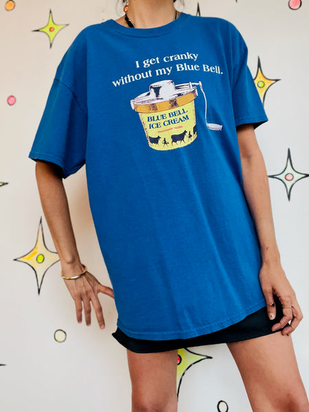 Vintage Blue Bell Ice Cream T-Shirt - Retro Americana Tee - Texas Graphic T
