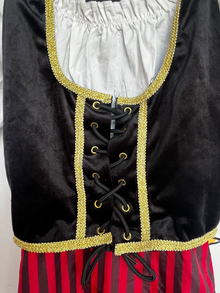 Halloween Pirate Costume Dress Renaissance Festival Piratecore Cosplay Outfit SM