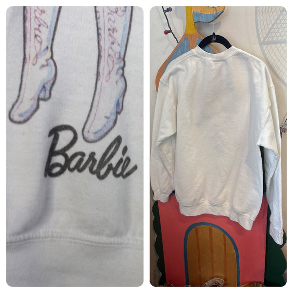 Western Barbie & Ken Sweater Retro Junk Food Pullover Barbiecore Rodeo Graphic S