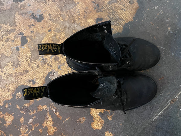Black Doc Martens Boots | Men’s US 10 Leather Combat Boots | Grunge Punk Staple
